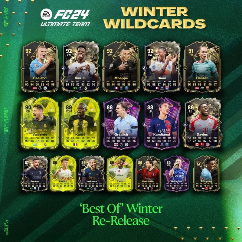 FC 24 – BEST OF CAMPAGNE : WINTER WILDCARDS